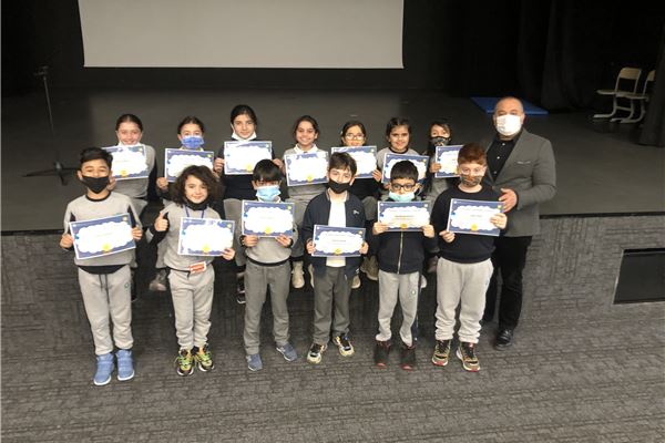 Students are Awarded with Certificates of  Achievements