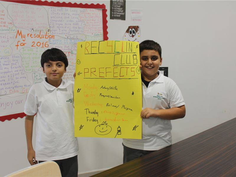SABIS® SUN students implement recycling campaign